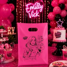 Sacola 20x30 - Emilly Vick - Ketlen - Dos Rosa - Personalizado