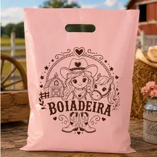Sacola Boiadeira ou Fazendinha para festa Menino/Menina - Lembrancinha- 20x30- Festa Infantil - Decoração - Festa Agro