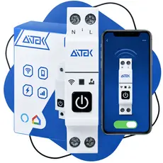 Disjuntor Inteligente Wifi 63a Corrente Ajustável Automação