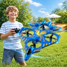 Avião De Controle Remoto Drone Aircraft Jato Brinquedo 2 Baterias