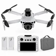 Drone Vision Pro Dobrável Câmera Dupla Full Hd Com Tela no Controle 2 Baterias