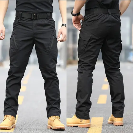 Calça Cargo Masculina Trilha Outdoor Calça X9 Tática à Prova de Vento e Água com Bolsos Múltiplos