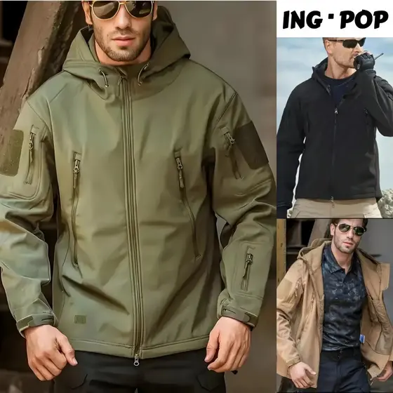 Jaqueta Masculina Casaco Jaqueta TáTica Masculina ImpermeáVeis E à Prova De Vento Masculinas