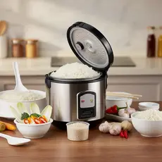 Panela Arroz Elétrica 1 Litro 400W 220V Vapor Cozimento Rápido Mantém Aquecido Cozinha