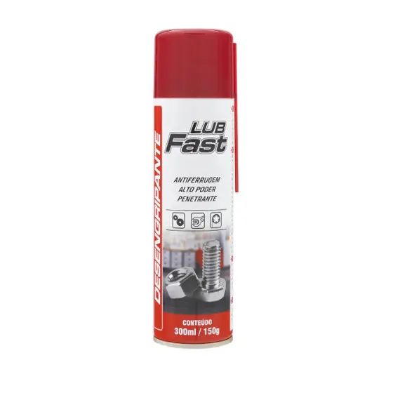 Lub Fast Desengripante Anticorrosivo Spray 300ml Lubrificante Multiuso