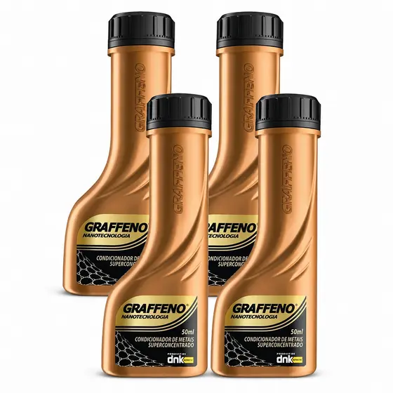 Kit 4 Condicionadores de Metais Grafeno Dnk Motores 50ml