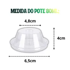 Forma de Pudim com tampa 80ml | 40 unidades | Forneável em Banho-Maria, Livre de BPA