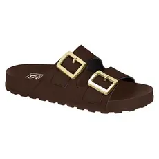 Sandália Rasteira Feminina Estilo Briken Moda Moleca