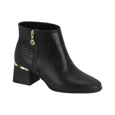 BOTA FEMININA CANO CURTO SALTO BAIXO COM ZIPER ULTRACONFORTO MODARE  ORIGINAL