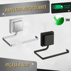 Porta Papel Higiênico3M - Papeleira com Fixação Sem Furos - Arthi