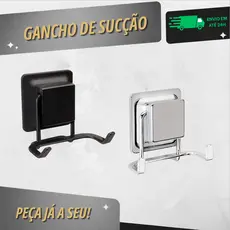 GANCHO DUPLO COM FIXAÇÃO POR SUCÇÃO – ARTHI