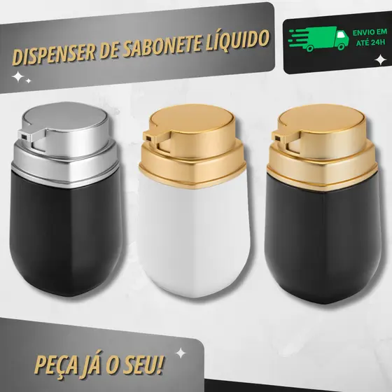 PORTA SABONETE LÍQUIDO CONCEITO – ARTHI