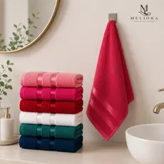Kit 5 Toalhas de Rosto Premium 45x70cm Algodão Super Macias Alta Absorção Luxo