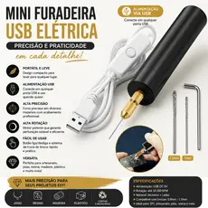 Mini Broca Elétrica Manual De 5V USB Com Rotativa Portátil Torção Utilizada Para Jóias de Resina