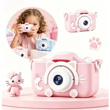 Camera Infantil Digital Filmadora Infantil Mini Maquina Fotografica Infantil Com Video Jogos Fotos