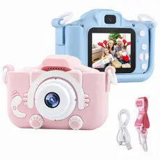 GL & DD Mini câmera Digital infantil/recarregável/à prova de choque/gravação de vídeo infantil/lente infantil de 8 milhõ