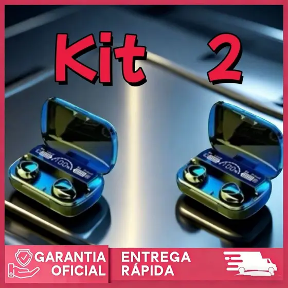 M10 Bluetooth 5.3 Estéreo TWS Fones De Ouvido Sem Fio Com Carregador De Banco De Potência 01