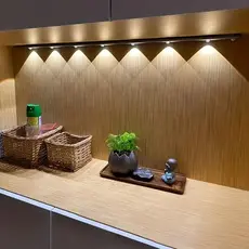 Ultra fino diodo emissor de luz 30/40/60cm armário lâmpada pir sensor de movimento sem fio usb recarregável luz