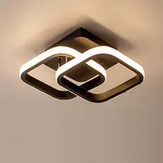 Luminária De Teto Led Moderna Plafon 3 em 1 Lustre para Quarto, Sala, Escritorio, Corredor, Cozinha