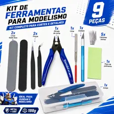 Kit de Ferramentas 9 peças para Hobby Impressora 3D Model Kit Alicate de Corte Diagonal