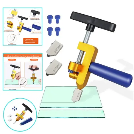 Riscador Cortador Manual para Cortar Vidro Cerâmica Porcelanato Profissional