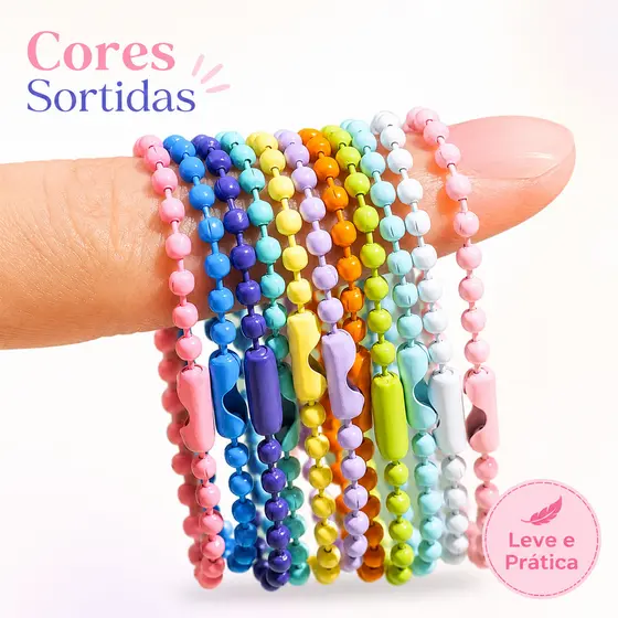 50/100/150/200/250/300 PCS Corrente De Bolinha Com Canoa 10cm Tag Chaveiro acessórios de moda