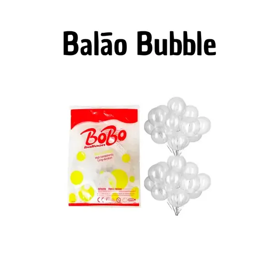 Balão Transparente Bubble Bexiga Bola Festa Eventos Aniversário