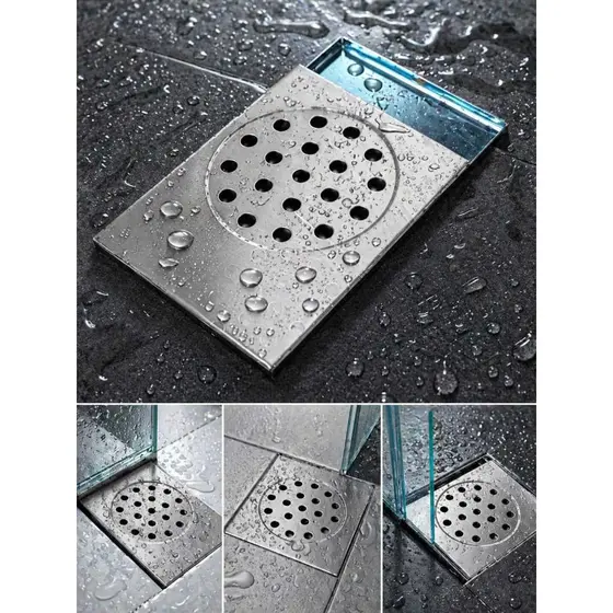 Ralo Falso Inteligente De Escoamento Para Box Em Aço Inox Banheiro