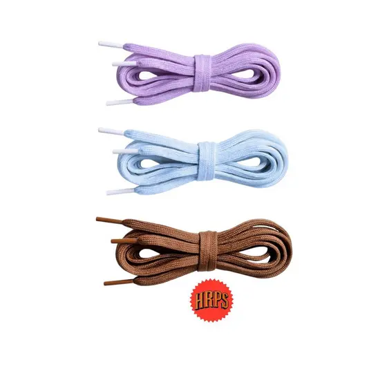 KIT 3 PARES DE CADARÇO ACHATADO 1,40 ATACADOR RESISTENTE POLIESTER PARA TENIS SAPATOS CORDÃO PARA MOLETOM