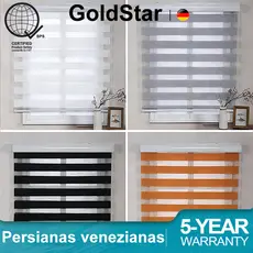 GoldStar Persiana Cortina Blackout Para Quarto Sala Adequado para cozinhas salas de estar e quartos