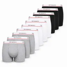 Kit 10 Cuecas Boxer Infantil Box Algodão Conforto Menino Juvenil