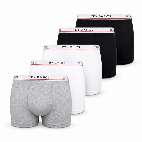 Kit 5 Cuecas Boxer Infantil Box Algodão Menino Juvenil Cotton Conforto