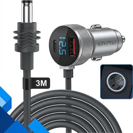 Cabo Starlink Mini 100W PD 20V/5A Display Digital 3m – Veículos, Off-Road, Motorhome e Campo