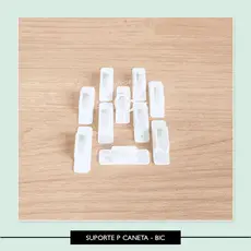 Prendedor para caneta 20 UND - BRANCO Padrão BIC