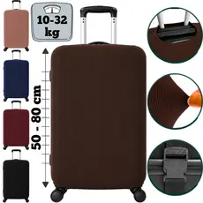 Capa de Mala Viagem Protetor Canelada Bagagem P M G Elástica Resistente Premium