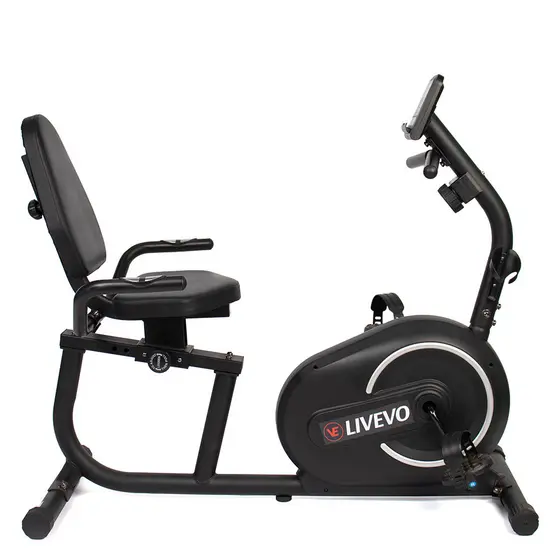 Bicicleta Ergométrica Horizontal Magnética 8 Níveis Resistência