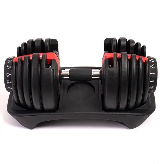 Halter Ajustável Peso Musculação 24kg Anilhas Fitness