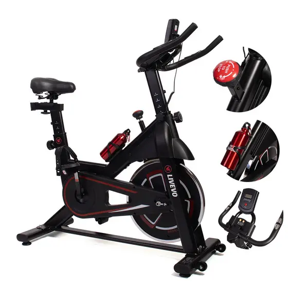 Bicicleta Spinning Fitness Com Roda De Inércia 8kg