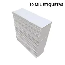 10000 Etiqueta Térmica Papel Adesivo Impressão Resma 10x15CM Papel Térmico c/ Serrilha para Destacar
