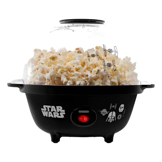 Pipoqueira Elétrica Mallory Star Wars Doce E Salgada Preto 127v