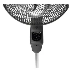 Ventilador De Coluna Mallory Chronos 40cm Preto E Grafite - 40 Cm 127v Plástico 6