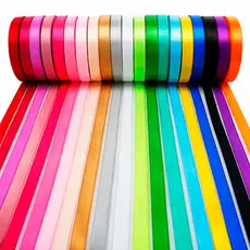Fita de Cetim Nº 2 10mm com 90 Metros – Diversas Cores