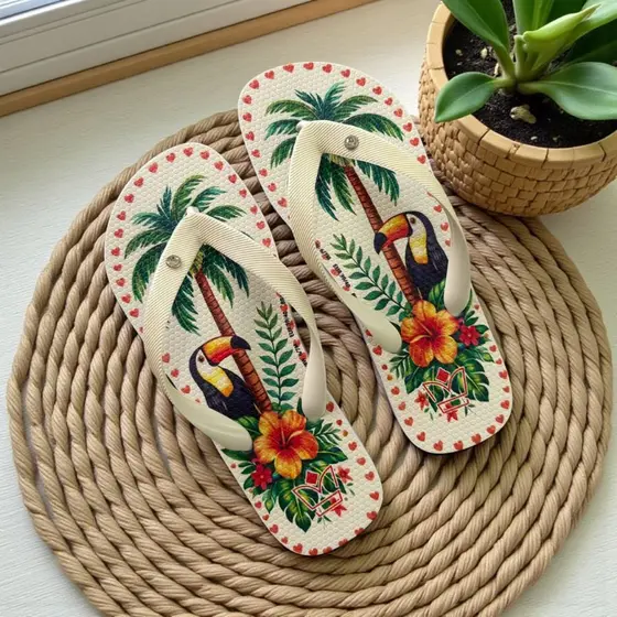 Sandália Casual Leve Feminina Para Passeios E Descanso