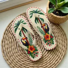 Sandália Casual Leve Feminina Para Passeios E Descanso