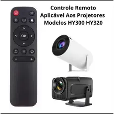 CONTROLE REMOTO COMPÁTIVEL PARA PROJETOR HY300 HY320 MAGCUBIC UNIVERSAL 9356 (LE-7373)