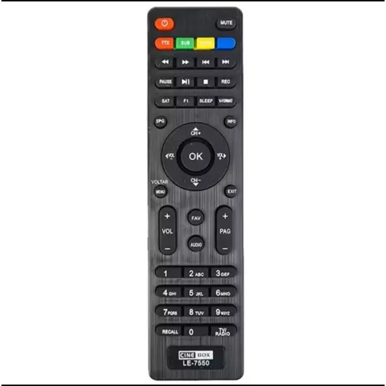 CONTROLE REMOTO COMPATIVEL COM TV CINE EXTREMO 7500 (LE-7550)