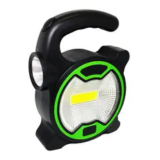 LANTERNA LED DE MÃO A PILHA 1W + 3W (ID-9591L)