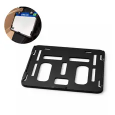 Suporte para Placa Mercosul de Moto Preto