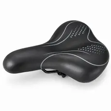 Banco Bike Selim Comfort Gel Mtb Spinning Bicicleta Preto
