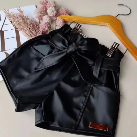 Shorts Blogueira Corino Fake 02 ao 10 anos Meninas Infantil